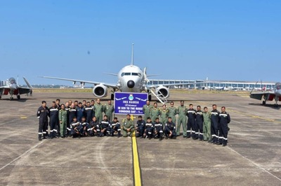Indian Navy Commences Boeing P-8I Aircraft Operations From INS Hansa