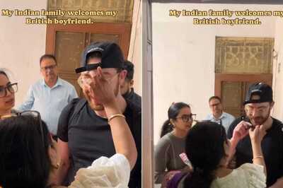 Indian Family Welcomes Daughter's British Boyfriend With Traditional Rituals in Heartwarming Video