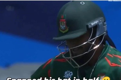 'That's Why They Lost The Match:' Internet Reacts To Bangladesh Cricketer's Broken Bat