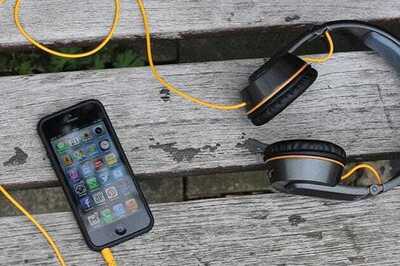 A pair of solar headphones that can charge your mobile devices
