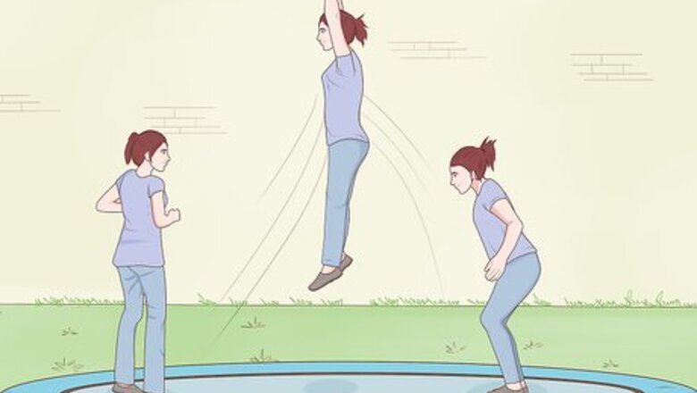 How to Do Swivel Hips on a Trampoline