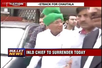 INLD chief OP Chautala to surrender before Tihar Jail authorities today