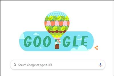 Google Celebrates Onset of Spring Season with Illustrious Doodle