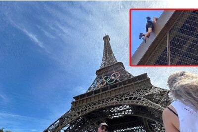 Eiffel Tower Evacuated After Man Seen Climbing Up The Paris Landmark