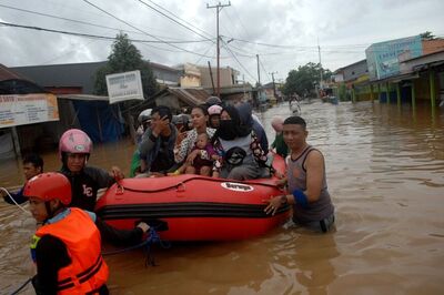 At Least 10 Dead, Thousands Displaced after Floods & Landslides Hit Indonesia