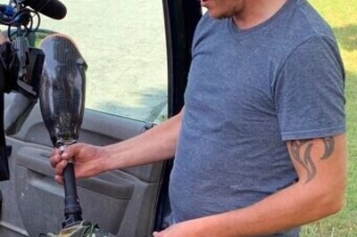 Farmer returns prosthetic leg that skydiver lost during jump
