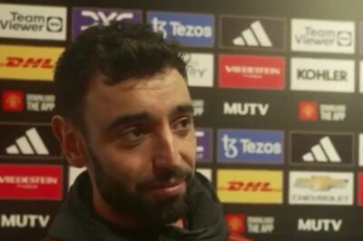 Watch: Manchester United Captain Bruno Fernandes Gets Emotional After Receiving Praise for his Performance
