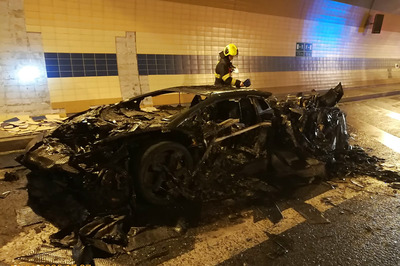 Lamborghini Supercar Worth Rs 17.7 Crore Catches Fire Due to Heavy Modification - Watch Video