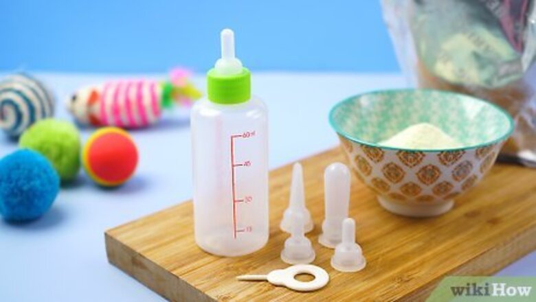 How to Cut a Nipple for a Kitten Bottle