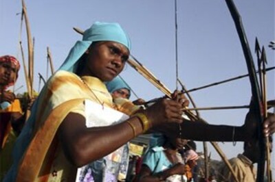 Tribals protest in Kolkata over Lalgarh issue