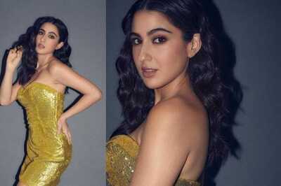 Want To Know How Much Sara Ali Khan's Gold Sequinned Mini-Dress Costs? Check It Out