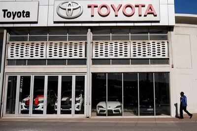 Toyota ekes out weakest first quarter profit in 9 years as pandemic halves car sales