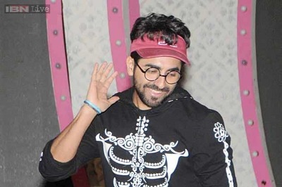 Snapshot: Spooky style? Ayushmann Khurrana grabs everyone's attention as he rehearses for awards function wearing a skeleton print hoodie