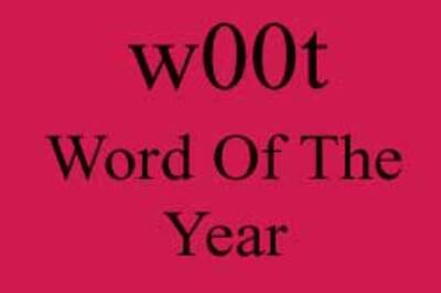 Now the word of the year is 'w00t'