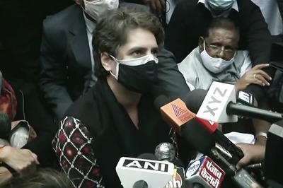 Priyanka Gandhi Meets Family of Deceased Farmer in Rampur