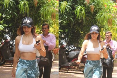 Malaika Arora Rocks the Gym Look, Flaunts Toned Midriff in White Sports Bra; See Pics