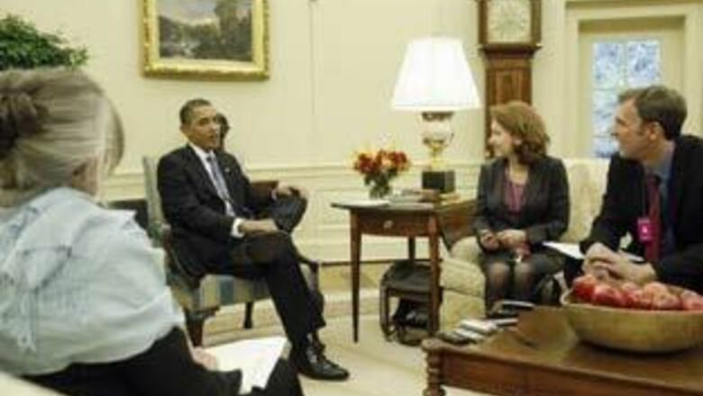 Face to face with America's "rock star" President
