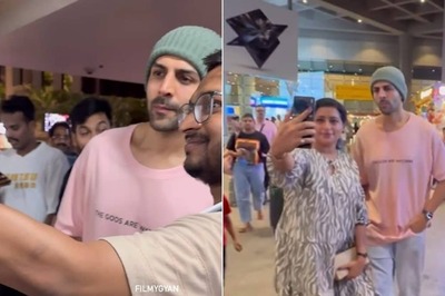 Kartik Aaryan Clicks Selfies With Fans At Airport As He Returns From London, Video Goes Viral