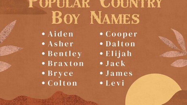 330 Country Names for Boys with Southern or Western Charm