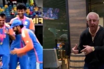'The Worldwide Sensation': WWE Legend Ric Flair Recreates Rohit Sharma’s T20 World Cup Celebration | WATCH