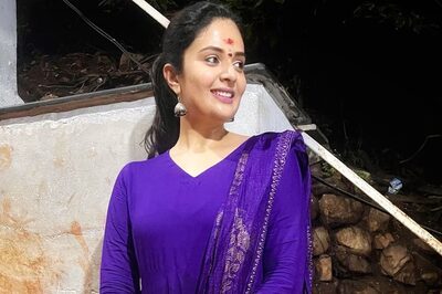 In Pics: Actress Sreemukhi At Andhra's Tirupati Balaji Temple