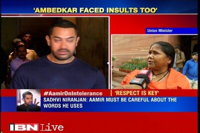 Aamir Khan must be careful about the words he uses: Sadhvi Niranjan Jyoti
