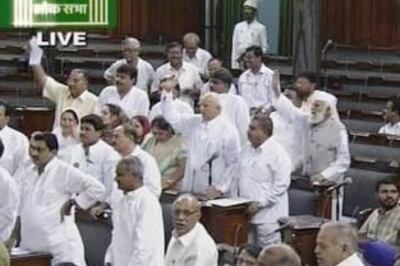 Uproar in LS over UP Cong chief's arrest