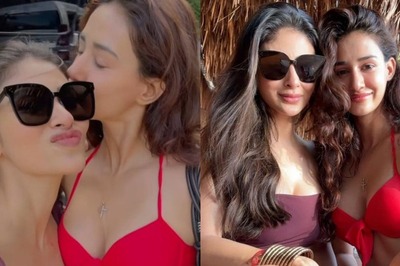 Sexy! Disha Patani Rocks A Bikini, Kisses And Holds Hands With BFF Mouni Roy At Beach Vacay; Photos