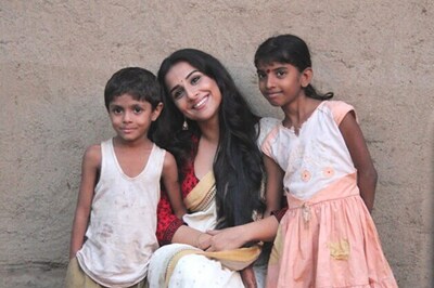 Snapshot: Vidya Balan shoots in Kolkata