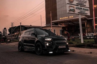 This Modified Hyundai Creta With Widebody Kit and All-Black Body Paint Looks Lethal