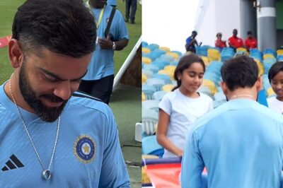 Watch: Virat Kohli Pleasantly Surprised as Young Fan Gifts Him a Handmade Bracelet