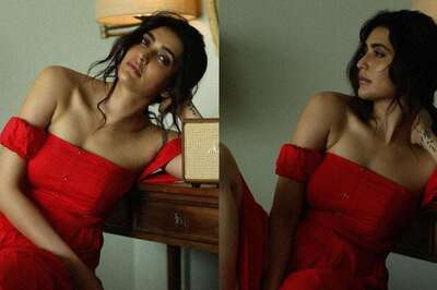 Hotness Alert! Karishma Tanna Paints The Town Red In Sexy Off-Shoulder Dress