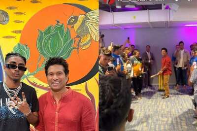 MC Stan Has Fanboy Moment With Sachin Tendulkar As He Plays Cricket With 'the Legend'; Watch