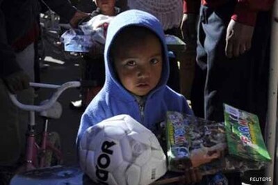 Free toys brighten holiday in a Mexico city