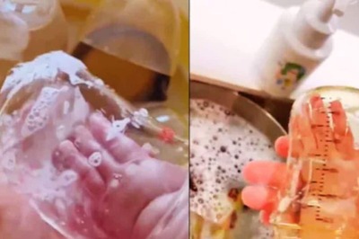 Video Of A Parent Using Newborn’s Hands To Clean Bottles Viral. Internet Reacts
