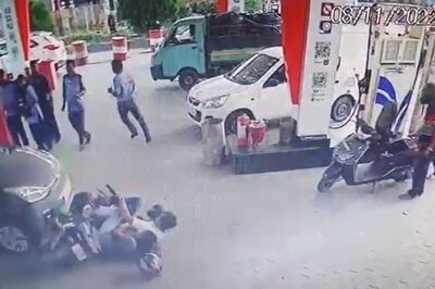 Two Injured After 'Driverless' Car Rams Into Scooter At A Petrol Pump In Guwahati | Watch