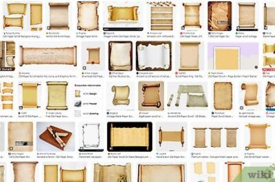 How to Make a Paper Scroll