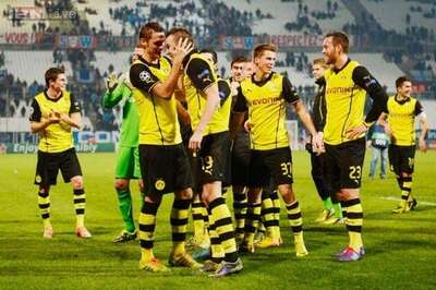 Borussia Dortmund beat Marseille 2-1 in Champions League