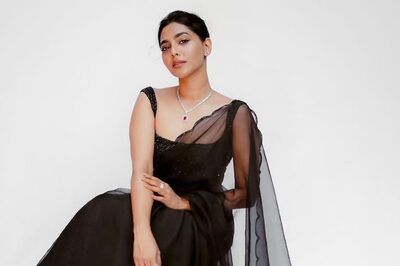 Aishwarya Lekshmi In Black Organza Saree Can Make Matters More Glam Than Ever