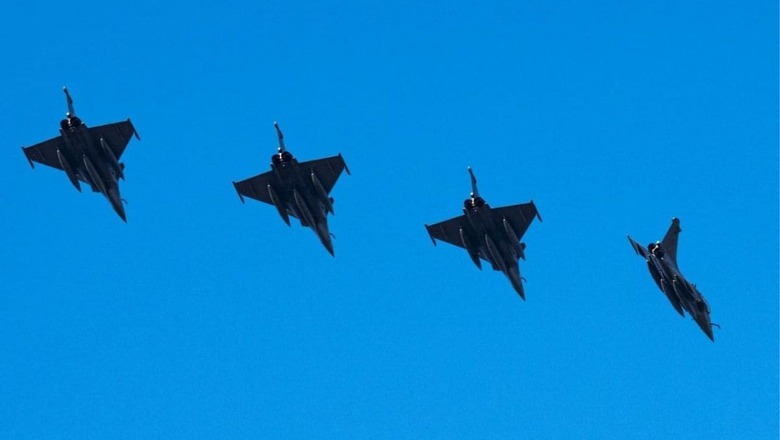 India's Rafale Jets, French Air Forces Conduct Complex Maneuvers as Part of Mega Exercise in Jodhpur