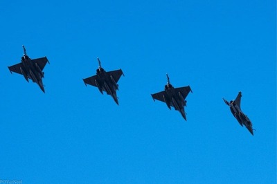 India's Rafale Jets, French Air Forces Conduct Complex Maneuvers as Part of Mega Exercise in Jodhpur