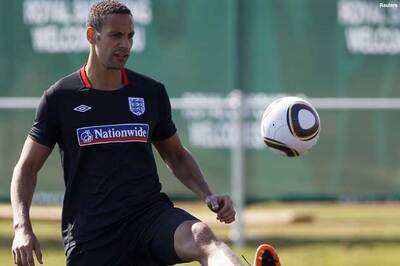 England captain Ferdinand ruled out of WC