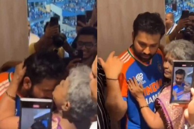 Watch: Rohit Sharma's Priceless Reaction as Mother Hugs and Kisses Him After Victory Parade in Mumbai