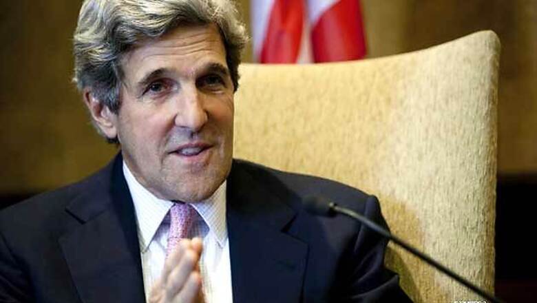Kerry meets Karzai, praises plans for Afghan elections