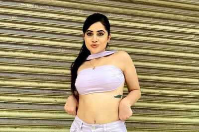 In Blue Bralette and Net, Urfi Javed's Latest Video Sets Temperatures Soaring