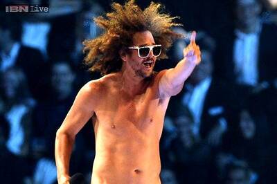 Pop star Redfoo is in  love with Indian food and music