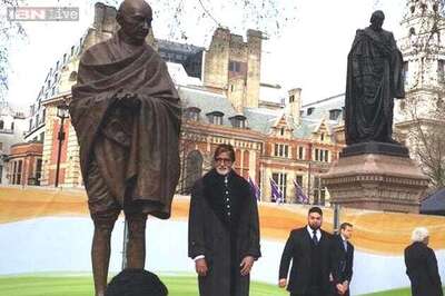 Amitabh Bachchan 'honoured' to unveil historic Gandhi statue at Britain