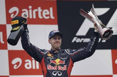 Vettel zips home to win Indian GP 2012