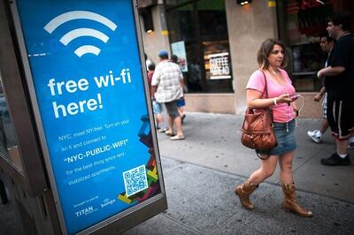 Free WiFi Kiosks a Hit With the Homeless in New York