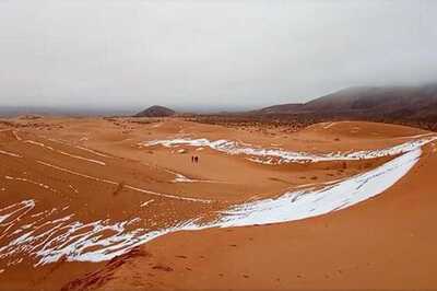 Rare Snowfall Covers Sahara Desert in Sheet of White